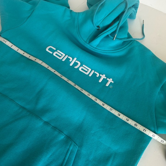 Carhartt Aqua Blue Women's Hoodie - Picture 10 of 12